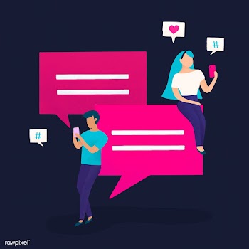 Users with speech bubbles vector | Free stock vector - 533175