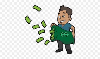 Usurious - Cartoon Guy With Money