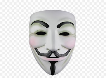 V for Vendetta Guy Fawkes mask Anonymous - Anonymous mask PNG 