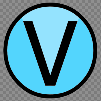 V In The Circle PNG Image Background
