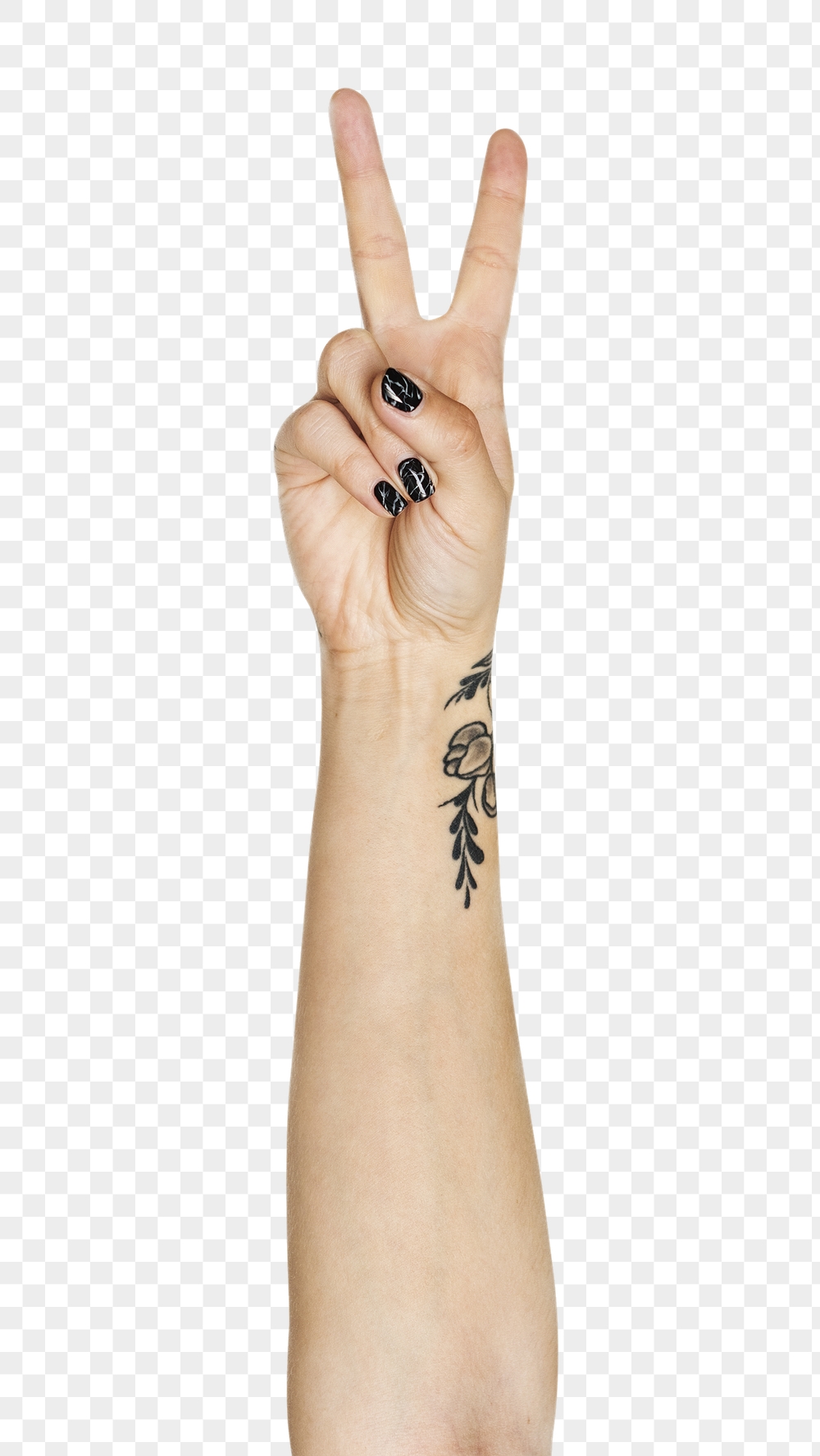 V sign png hand gesture | Free PNG - rawpixel