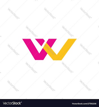 V-w-letter-logo-design-01 vector image