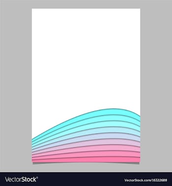 V with 3d effect vector image