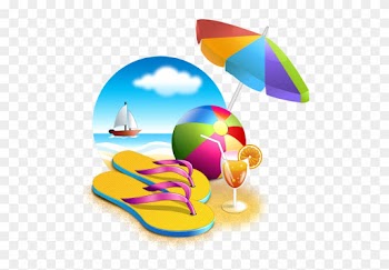 Vacation Clipart Transparent - Beach Png