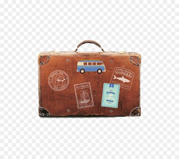 Vacation Travel Agent Airline Hotel - Hand-painted classical suitcase 