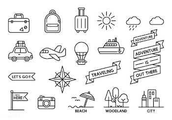 Vacation wanderlust active | Free stock vector - 397146