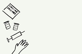 Vaccination hand drawn vector, health concept | Free stock illustration | High Resolution graphic