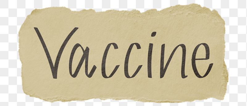 Vaccine png word sticker typography, | Free PNG - rawpixel