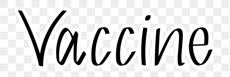 Vaccine png word sticker typography, | Free PNG - rawpixel