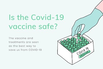 Vaccine study editable template psd for covid 19 social banner doodle illustration