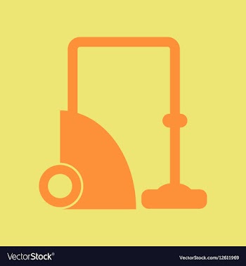 Vacuum cleaner vector image