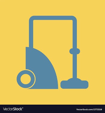 Vacuum cleaner vector image
