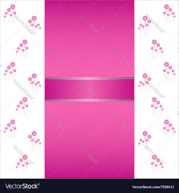 Valentin Heart Flowers background or card vector image