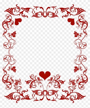 Valentine's Day Decorative Border Transparent Png Clip - Valentine's Day Decorative Border Transparent Png Clip