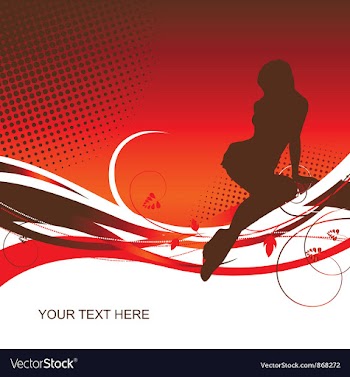Valentine background vector image