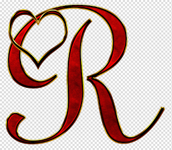 Valentine Capital Letter R transparent PNG - StickPNG