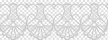Valentine day lace, four brown heart transparent background PNG clipart