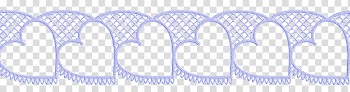 Valentine day lace, purple heart digital frame transparent background PNG clipart