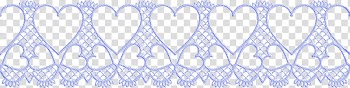 Valentine day lace, purple hearts illustration transparent background PNG clipart
