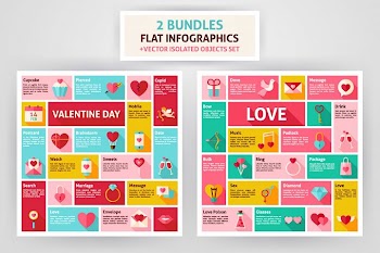Valentine Day & Love Infographics