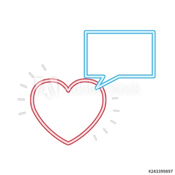 valentine day neon