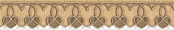 Valentine day paper border, brown wooden frame transparent background PNG clipart