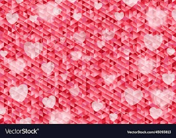 valentine day polygonal pixelated abstract