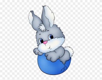 Valentine Easter Bunnies Png Images On A Transparent - Cartoon Baby Easter Bunny
