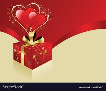 Valentine gift vector image