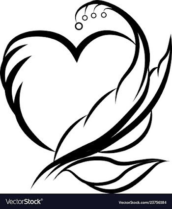 Valentine heart day vector image