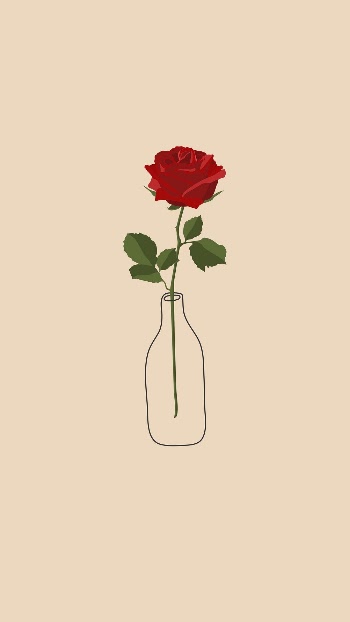 Valentine&rsquo;s celebration iPhone wallpaper, red | Free PSD Illustration - rawpixel