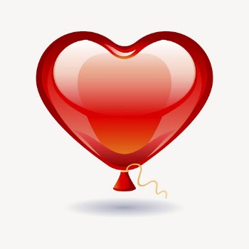 Valentine's balloon heart clipart, celebration | Free PSD - rawpixel