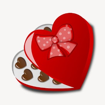 Valentine's chocolate box clipart, illustration | Free Vector - rawpixel
