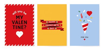 Valentine's day card design | Free stock vector - 559620
