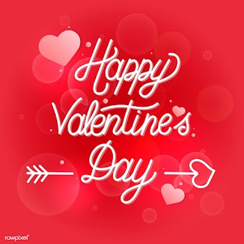 Valentine's day card illustration | Free stock vector - 558401