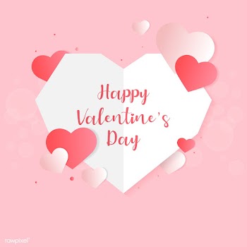 Valentine's day card illustration | Free stock vector - 558456