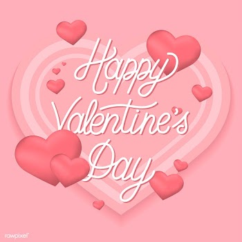 Valentine's day card illustration | Free stock vector - 558463