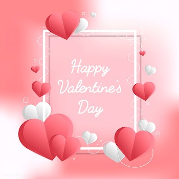Valentine's day card illustration | Free stock vector - 558470