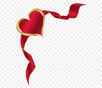 Valentine's Day Clip art - Heart with Baner PNG Picture Clipart 