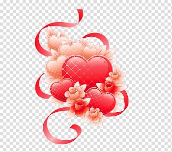 Valentine's Day Desktop February 14 Gift, hearts background transparent background PNG clipart