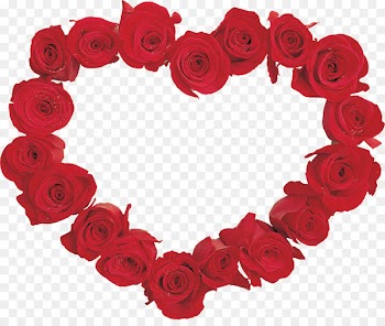 Valentine's Day Garden roses Flower Clip art - HEART FLOWER 
