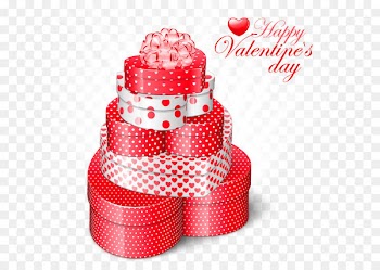 Valentine's Day Gift Heart Clip art - Valentines Heart Gift Boxes PNG Clipart Picture 