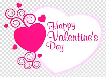 Valentine's Day Greeting card Wish Heart, Happy Valentines Pink Heart Decor , white and red heart happy valentine's day transparent background PNG clipart