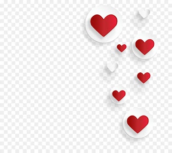 Valentine's Day Greeting & Note Cards Heart - Stereo hearts background vector 