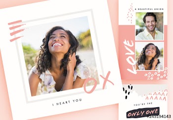 Valentine's Day Handcrafted Social Media Set
