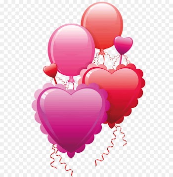 Valentine's Day Heart Clip art - Heart and balloon 