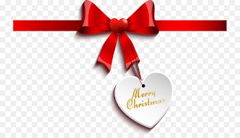 Valentine's Day Heart Clip art - Painted red bow heart-shaped tag 