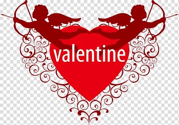 Valentine's Day Heart Cupid Qixi Festival, Cupid Heart transparent background PNG clipart