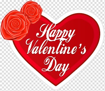 Valentine's Day Heart Gift , Happy Valentine's Day Heart transparent background PNG clipart