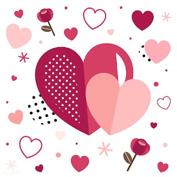 Valentine's day heart graphic | Free stock vector - 559484